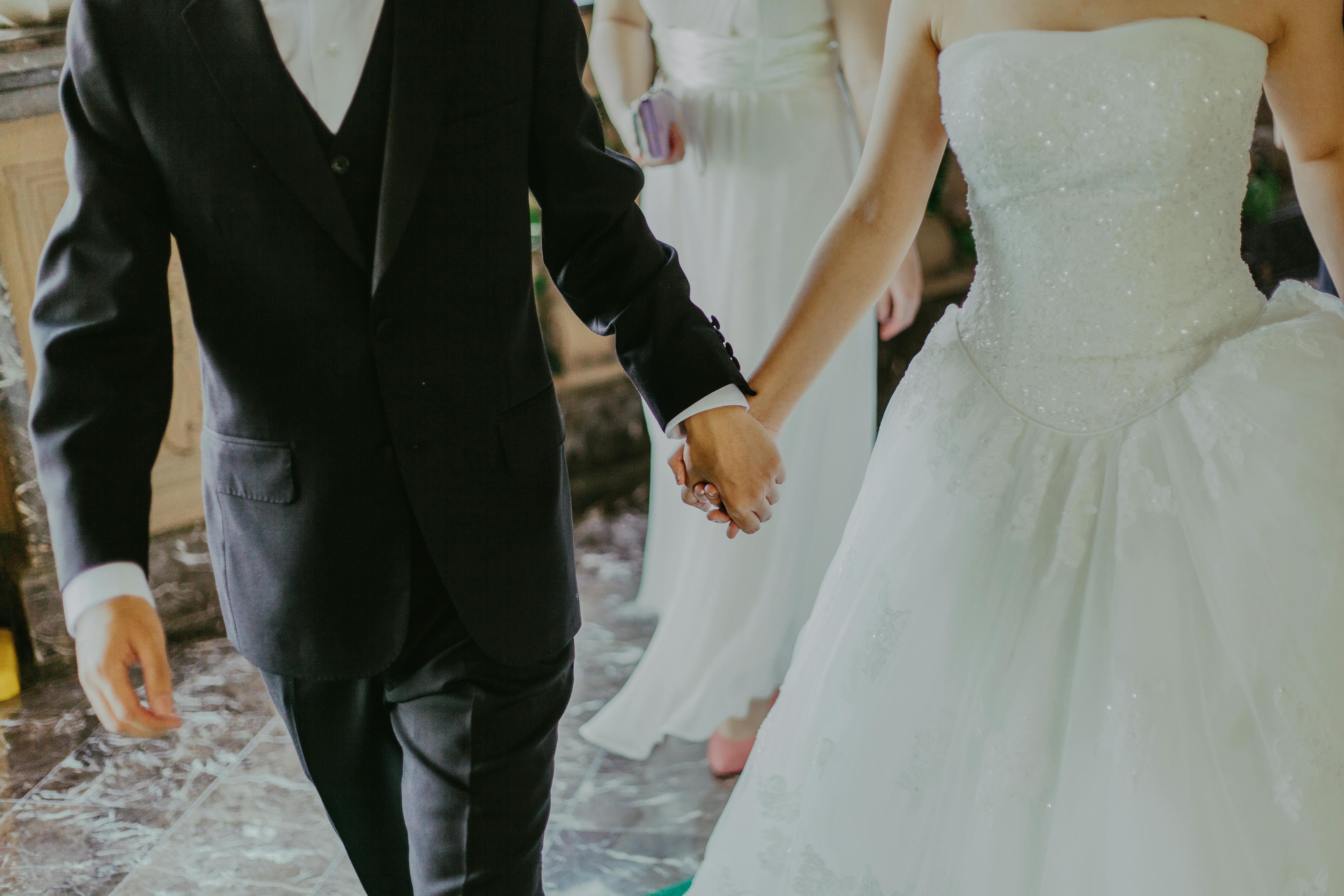 Novios en la celebración